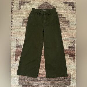 Cropped Wide Leg Pants